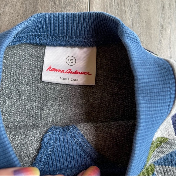 EUC Hanna Andersson Camo Sweatshirt 90 - Picture 3 of 4